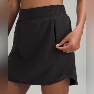 lululemon athletica Hotty Hot High Rise Black Skort